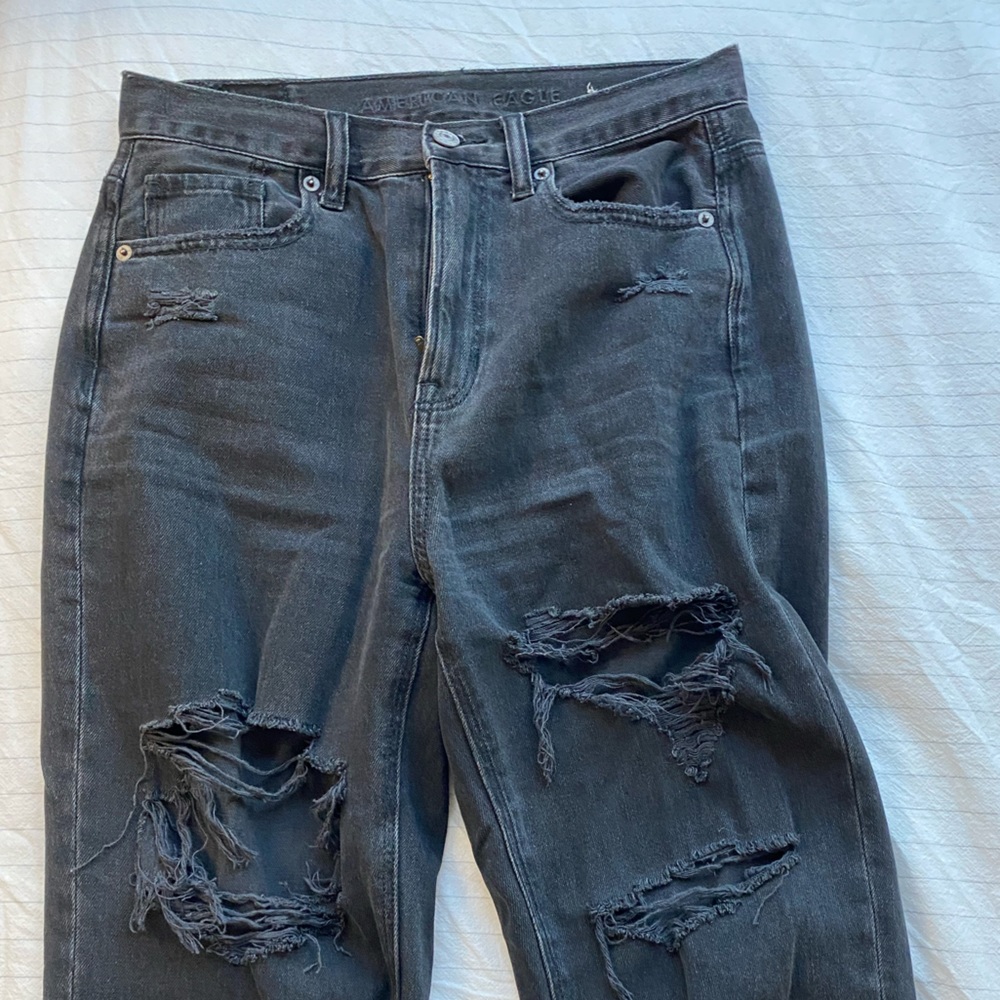 Ripped black jeans